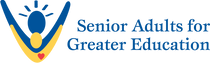 Logo for Senior Adults for Greater Education